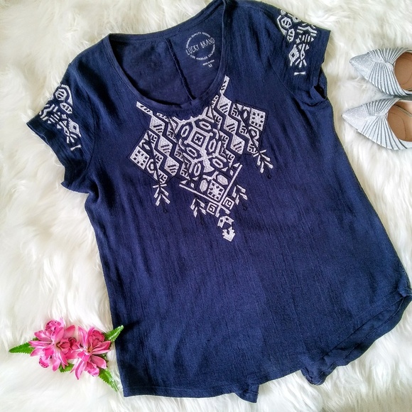 Lucky Brand Tops - Lucky Brand T-Shirt Size Medium